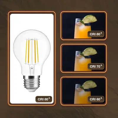 Gledopto Filament Led PRO, E27, 7W, CCT, Clear (A60), Zigbee