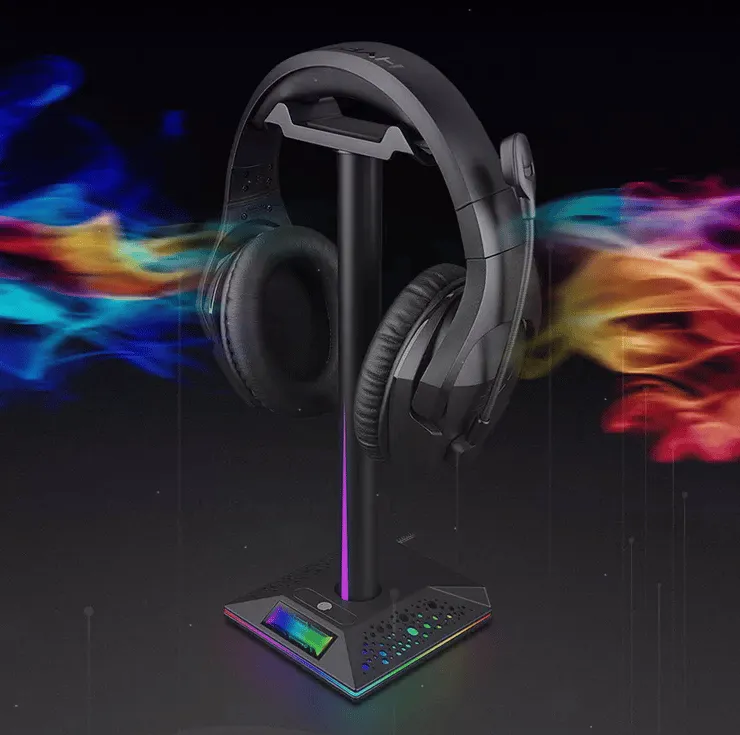 RGB Hörlursställ Färger Display