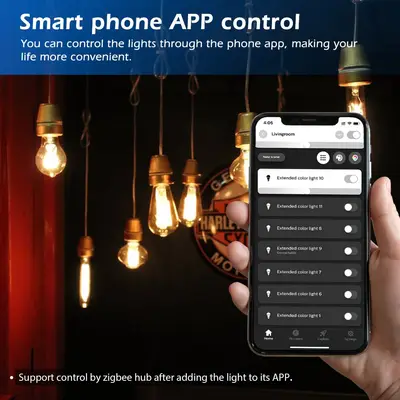 Gledopto Inbyggnadsrelä med dimmerfunktion, Zigbee