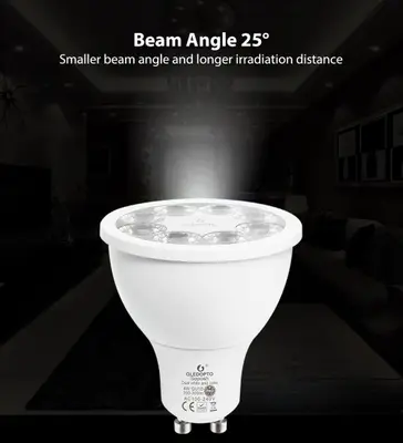 Gledopto Led PRO Spotlight, GU10, RGB+CCT, Zigbee