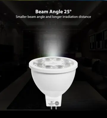 Gledopto Led PRO Spotlight, MR16/GU3.5, RGB+CCT, Zigbee