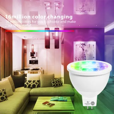 Gledopto Led PRO Spotlight, MR16/GU3.5, RGB+CCT, Zigbee