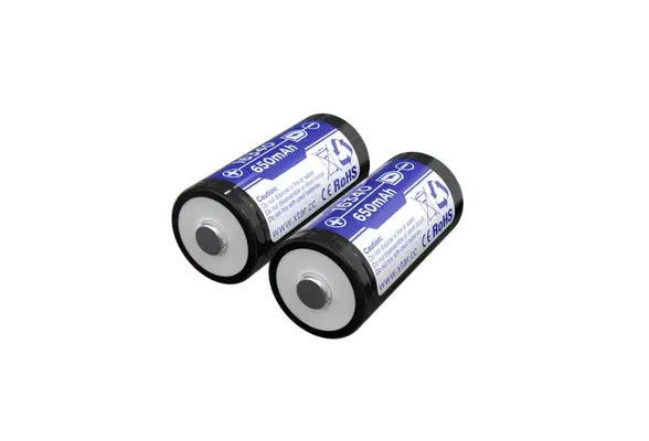XTAR 16340 Batteri, 650 mAh
