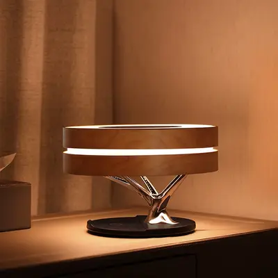 Bordslampa Circle Tree med Bluetooth & Högtalare
