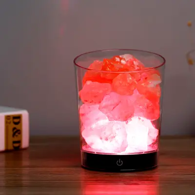 Himalaya salt lampa, nattlampa