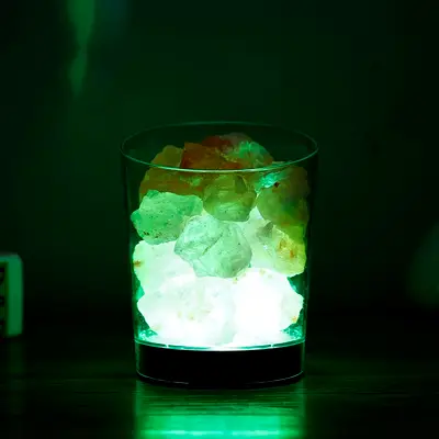 Himalaya salt lampa, nattlampa