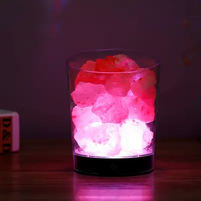 Himalaya salt lampa, nattlampa