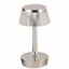 Portabel bordslampa - Silver