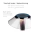 Slimmad portabel bordslampa - Svart