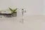 Portabel bordslampa - Silver