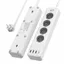 4-Vägs Grenuttag med 3 st USB + 1 st USB-C