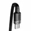 Baseus Cafule PD2.0 USB-C till USB-C, 100w, 20v, 5a, 2m - Grå/Svart