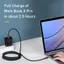 Baseus Cafule PD2.0 USB-C till USB-C, 100w, 20v, 5a, 2m - Grå/Svart