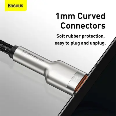 Baseus Cafule USB-A till USB-C Kabel 66W, 2m - Svart