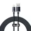 Baseus Crystal Shine Snabbladdare USB-A till Lightning, 2.4, 2m - Svart