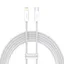 Baseus Dynamic Snabbladdare USB-C till Lightning kabel, 20w, 2m - Vit