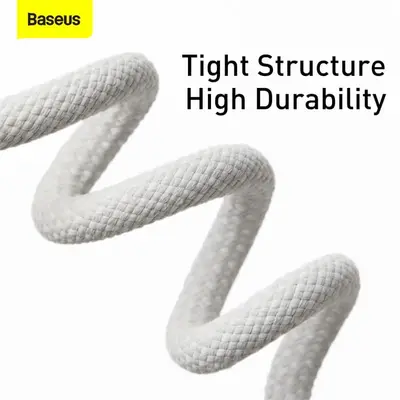 Baseus Dynamic Snabbladdare USB-C till USB-C Kabel, 100w, 1m - Vit