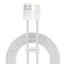 Baseus Dynamic Snabbladdare USB-A till Lightning, 2.4A, 2m - Vit