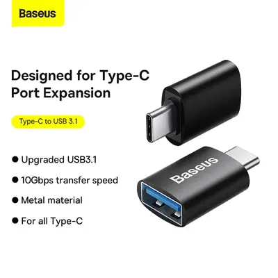 Baseus Ingenuity USB-C till USB-A 3.1 adapter