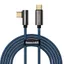 Baseus Legend Vinklad Snabbladdare USB-C till USB-C, 100w, 2m - Blå