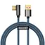 Baseus Legend Vinklad Snabbladdare USB-A till USB-C, 60w, 1m - Blå