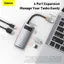 Baseus Metal Gleam 6-i-1 USB-C Hubb till dator