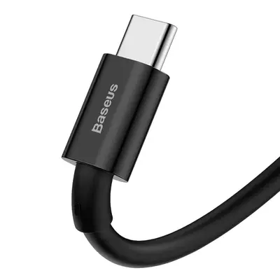 Baseus Superior Snabbladdare USB-A till USB-C Kabel 66W 1m - Svart