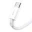 Baseus Superior Snabbladdare USB-A till USB-C Kabel 66W 1m - Vit