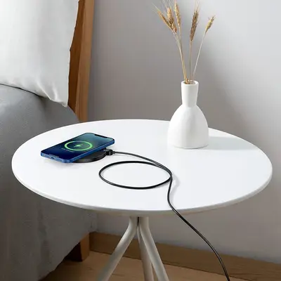Baseus Trådlös Laddare med display, 15w - Svart