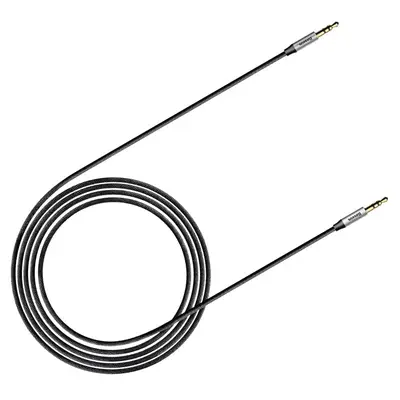 Baseus Yiven Aux kabel 3.5mm, 1.5m - Svart/Silver