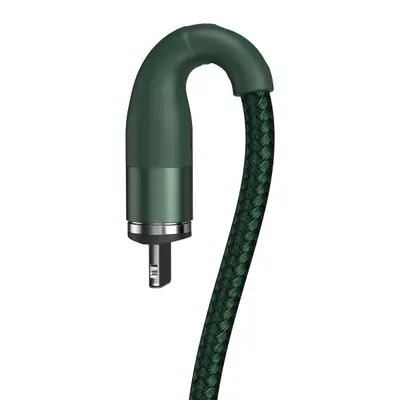 Baseus Zinc Magnetisk Kabel USB-A till Lightning Kabel, 2.4A, 1m - Grön