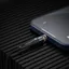 Baseus Zinc Magnetisk 3-i-1 Kabel, 5A, 1m Lightning, Micro, USB-C - Svart/Grå