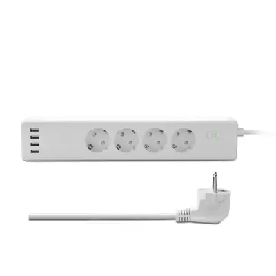 Förgreningsdosa, 4-Vägs, 4 USB-A, Wifi