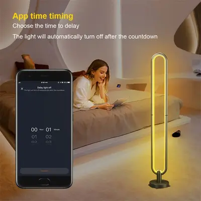 Golvlampa RGB Led, Wifi, Bluetooth