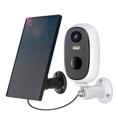 VeeZoom Övervakningskamera med Solcell, Wifi, 3 MP Utomhus