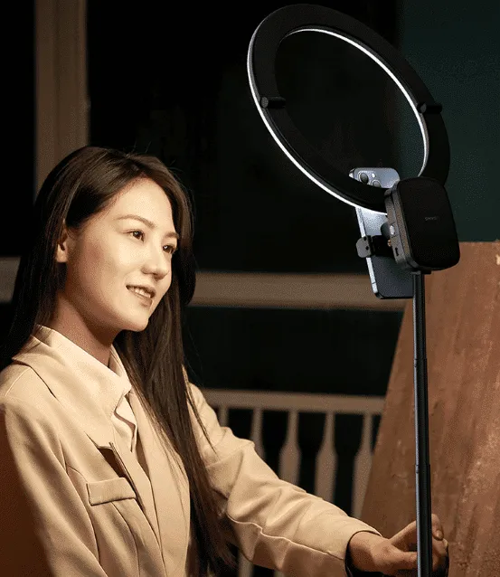 Usams Ring Light med selfie-stick