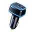 Usams USB Billaddare 2x USB-A + USB-C, 80W - Svart