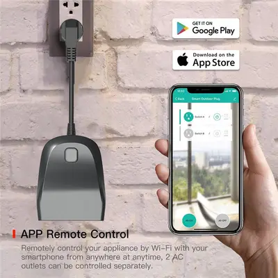 Utomhus Strömbrytare, 2-Vägs, Wifi
