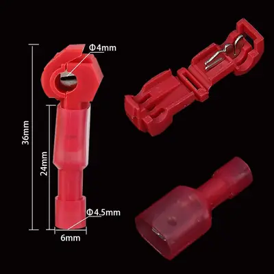 Anslutningskontakt för slingkabel (10-pack)