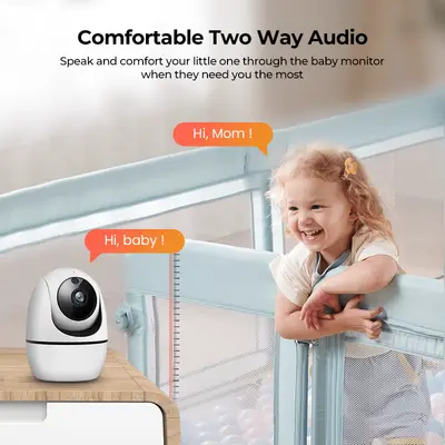 VeeZoom Babymonitor med kamera