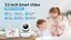 VeeZoom Babymonitor med kamera