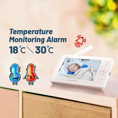 VeeZoom Babyvakt med kamera