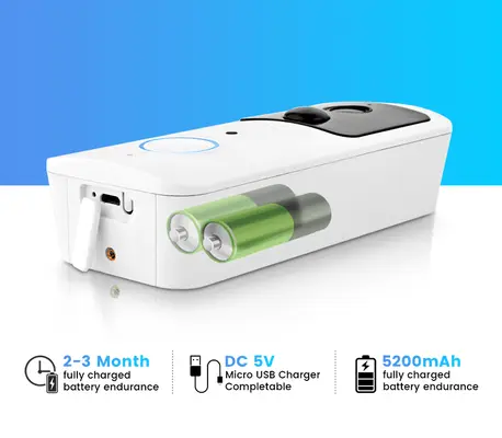 VeeZoom Smart dörrklocka med kamera HD upplösning
