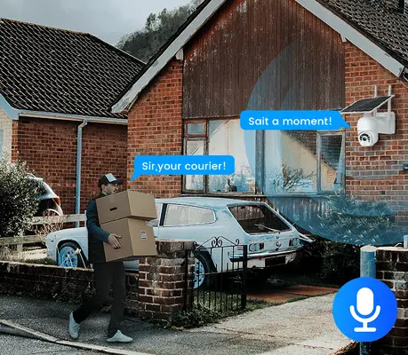 VeeZoom Trådlös PTZ-kamera med 4g och solcell