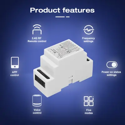 Gledopto DIN-rail 5-in-1 Led-strip Controller Produkt egenskaper