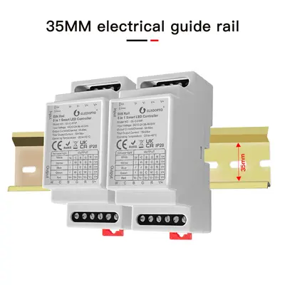 Gledopto DIN-rail 5-in-1 Led-strip Controller Din-rail
