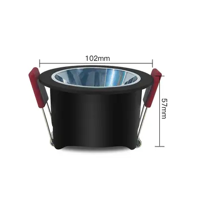 Gledopto Led Downlight Pro 12 W Svart