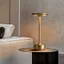 Bordslampa dumbbell led bar guld