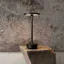 Bordslampa dumbbell led bar svart