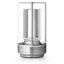 Bordslampa lantern design led silver